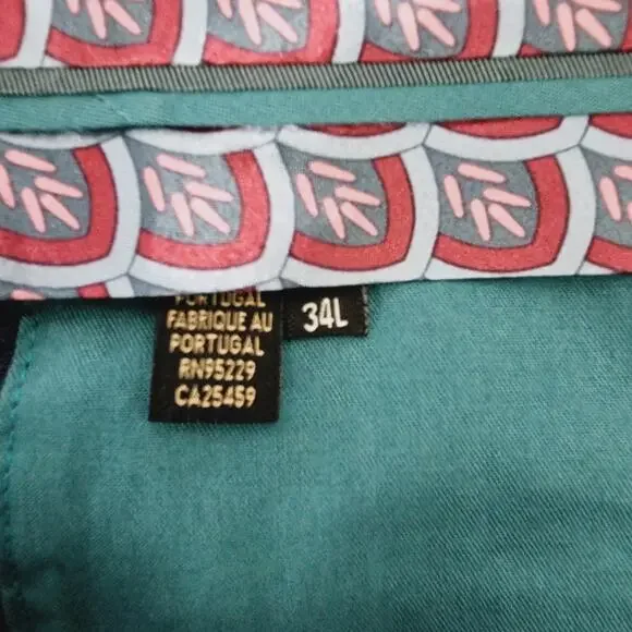 NWT Ted Baker Wharfet Debonair 100% Wool Check Suit Trousers Blue Modern Fit 34L